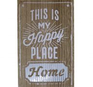 WOOD PLAQUE WITH MESSAGE  