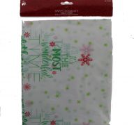 CHRISTMAS TABLE COVER 52 X 70 INCH