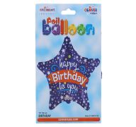 HAPPY BIRTHDAY TO YOU STAR SHAPE MYLAR BALLOON 18 INCH
