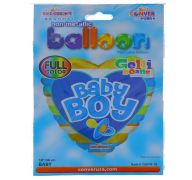 BABY BOY PACIFIER NON FOIL BALLOON 18 INCH