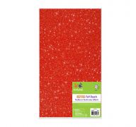 REALLY RED GLITTER CODED SHEETS 9 X 12 XXX