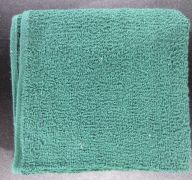 GREEN HAND TOWEL 16X27 IN