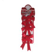 1.99 BOW RED 3PK 10X12CM