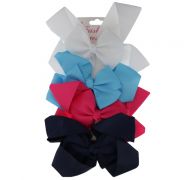 BOW HAIR PINS 4 COUNT