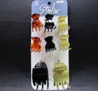 SM MD HAIR CLIPS 8PC