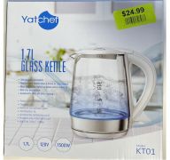 24.99 GLASS KETTLE 1.7 L  XXX