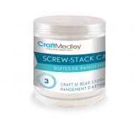 SCREW STACK CANISTERS 3 PACK 2.75 X 1 INCH  