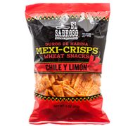EL SABROSO CHIPS 3 OZ DUROS WHEAT CHILE &ampamp LIME