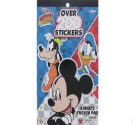 MICKEY MOUSE 200 STICKER PAD