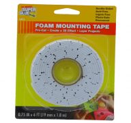 FOAM MOUNTING TAPE 0.75 INCH X 6 FT