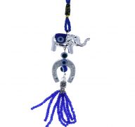 ELEPHANT HORSE SHOE KEY CHAIN
