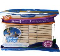 WOOD 50PC CLOTHESPINS