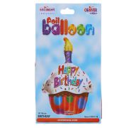 HAPPY BIRTHDAY CAKE MYLAR BALLOON 18 INCH