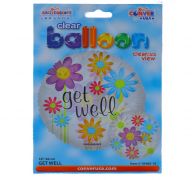 GET WELL NON FOIL BALLOON 18 INCH