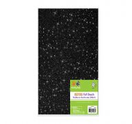 BLACK GLITTER CODED SHEETS 9 X12 INCH
