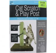 CAT SCRATCH AND PLAY POST