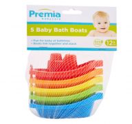 PREMIA BABY BATH BOATS 5 PACK  