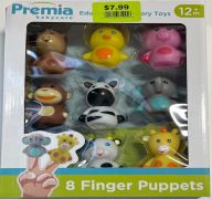 FINGER PUPPETS 8 FINGERS
