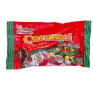 1.99 CANDY CARAMEL SANTAS 4.5 OZ LAYDOWN BAG