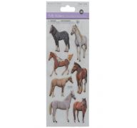 HORSE SHIMMER ANIMAL STICKERS 3D