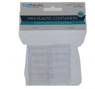 MINI PLASTIC CONTAINERS 10 PACK 0.19 FL OZ