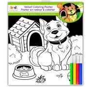 CORGI PUPPY VELVET DIY POSTER