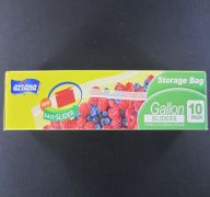 STORAGE BAG GALLON SLIDERS 10PK