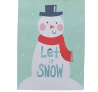 X MAS LARGE GIFT BAG GLITTER