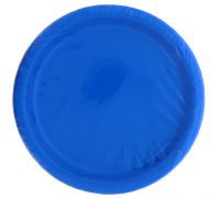 ROYAL BLUE 9 Inch Dinner Plates 16 Count  