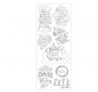 SILVER INSPIRATIONAL STICKER
