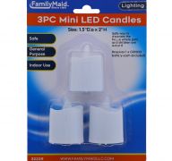 MINI LED CANDLE 3 PACK