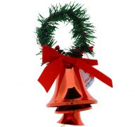 BELL DCOR HANGER WITH BERRIES AND 3 BELLS