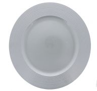 SILVER ROUND CHARGER PLATE