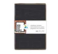 BLACK MOMENTA LETTER STICKERS 64 PC