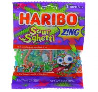 GUMMI CANDY HARIBO SOUP SGHETTI ZING