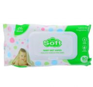 SIMPLY SOFT BABY WET WIPES GREEN 80 COUNT