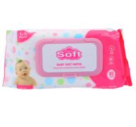 SIMPLY SOFT BABY WET WIPES PINK 80 COUNT