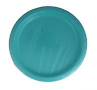 TEAL 7 INCH PLATE 20 COUNT. XXX