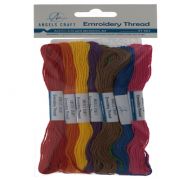 COLORFUL EMBROIDERY THREAD PRIMARY COLORS