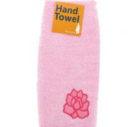HAND TOWEL WITH ROSE 13 INCH X 28 INCH