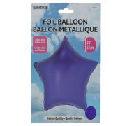 Star Shape Foil Mylar Balloon Purple