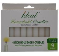 CANDLES 9 PACK 4 INCH