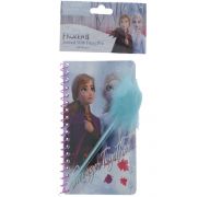 SPIRAL NOTEBOOK WITH FEATHER PEN FROZEN 2