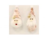 1.99 1PK PLUSH SANTA AND KNOME ORN ASST