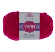 MAGENTA ACRYLIC YARN