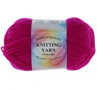 FUCHSIA ACRYLIC YARN