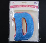 D GLITTER LETTER XXX