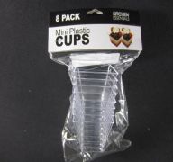 Mini Plastic Cup 8 Count  