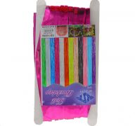 FUCHSIA FOIL BACK DROP 40 IN X 7 FT