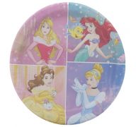 DISNEY PRINCESS DREAM 9 INCH PLATES 8 COUNT